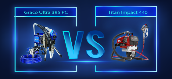 Graco 395 vs Titan 440 Airless Paint Sprayer: Which One is Best? A Quick View Comparison